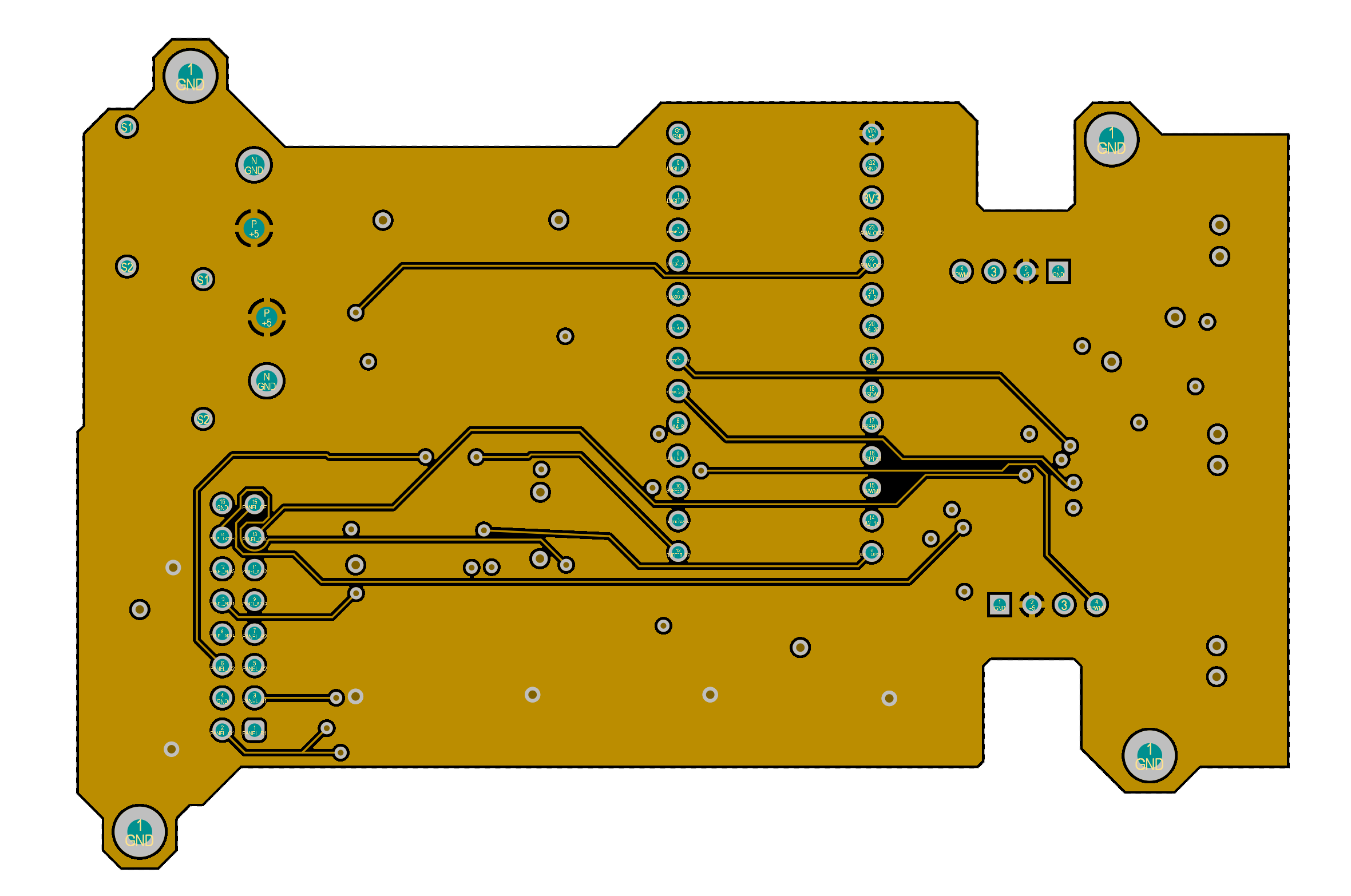 Middle Signal Copper Layer 1